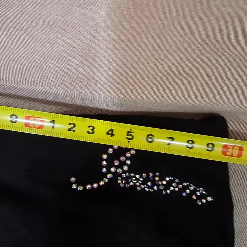 [BUNJANG] Black Glitter Dance Long Skirt / 블랙 반짝이 댄스 롱 스커트