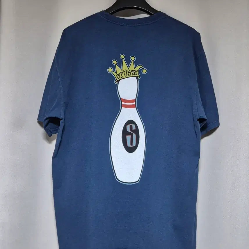 [BUNJANG] Stussy Kingpin Pigment Dyed T-Shirt Navy L / 스투시 킹핀 피그먼트다이드 티셔츠 네이비 L