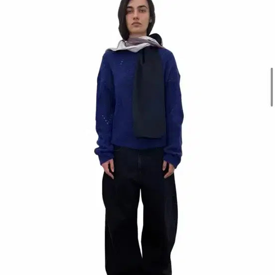 [BUNJANG] Odlyworkshop Cobalt Blue Knit / 오들리워크샵 odlyworkshop 니트