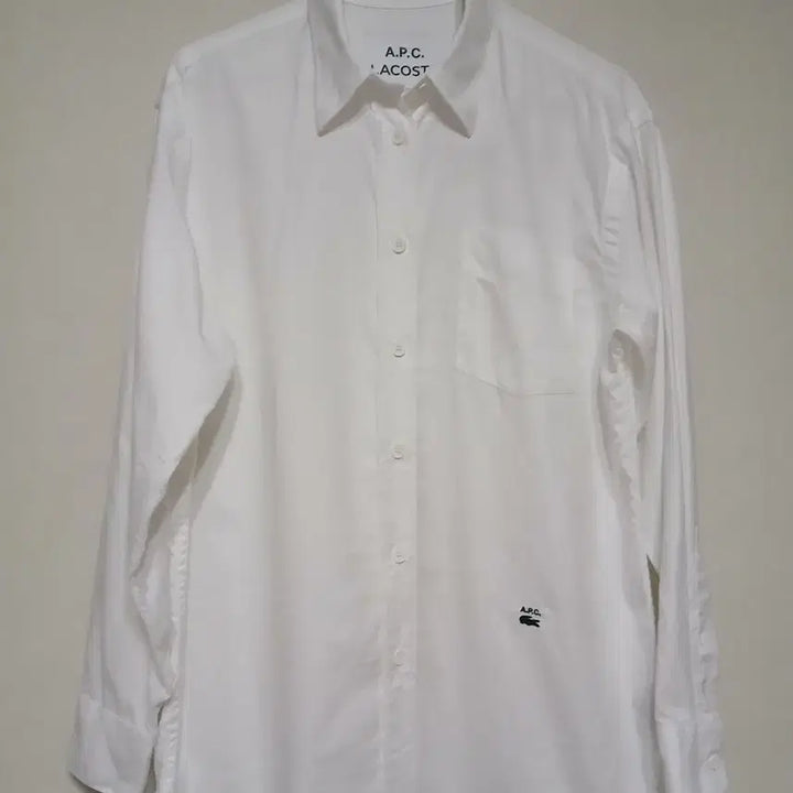 [BUNJANG] A.P.C. x Lacoste White Shirt XS / A.P.C. x 라코스테 화이트 셔츠 xs