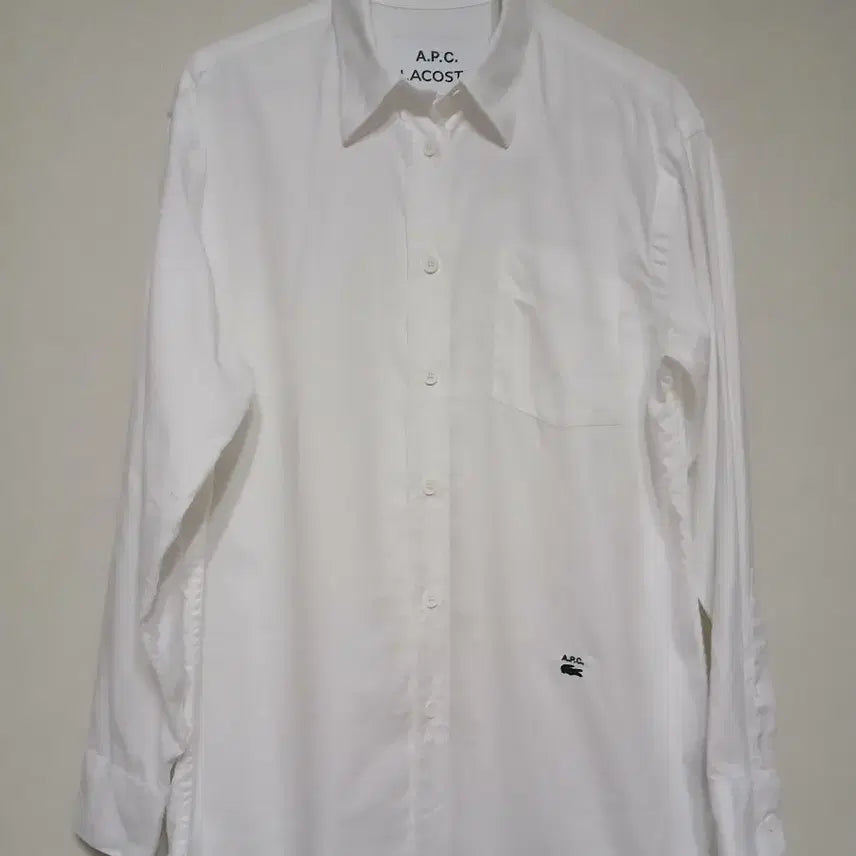 [BUNJANG] A.P.C. x Lacoste White Shirt XS / A.P.C. x 라코스테 화이트 셔츠 xs