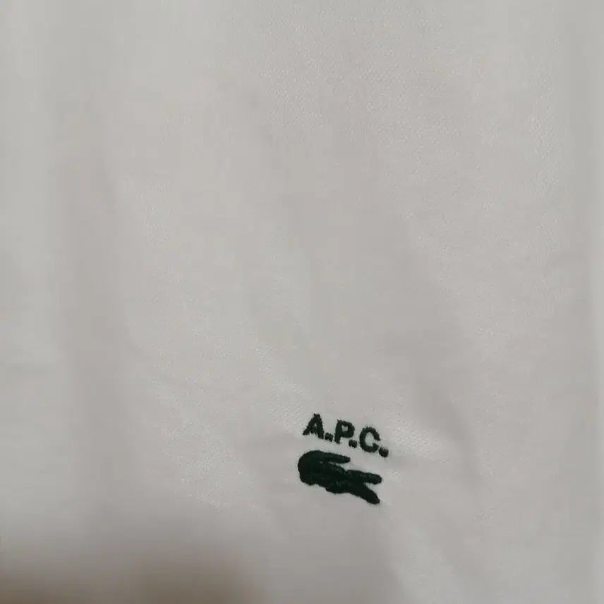 [BUNJANG] A.P.C. x Lacoste White Shirt XS / A.P.C. x 라코스테 화이트 셔츠 xs