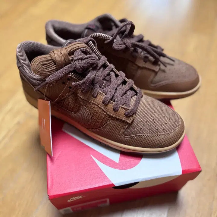 [BUNJANG] Nike Dunk Low Retro PRM Brown / 나이키 덩크 로우 레트로 PRM 브라운 280