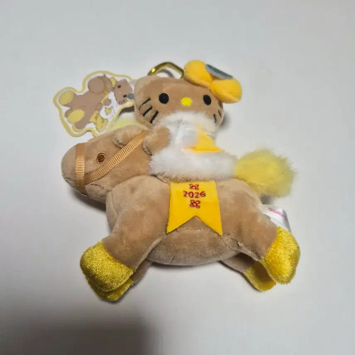 [BUNJANG] Hello Kitty 2026 Limited Edition Horse Plush Keychain / 헬로키티 말인형 2026 한정판