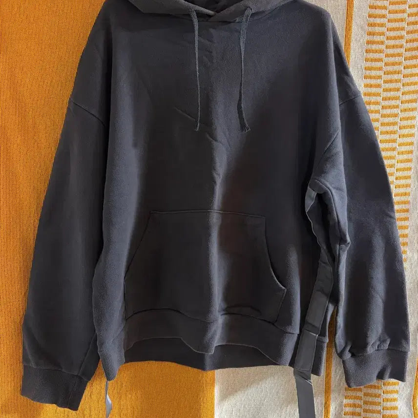 [BUNJANG] Vintage Charcoal Hoodie / 빈티지 차콜 후드티