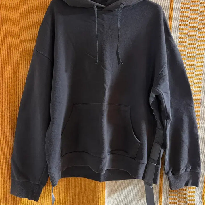 [BUNJANG] Vintage Charcoal Hoodie / 빈티지 차콜 후드티