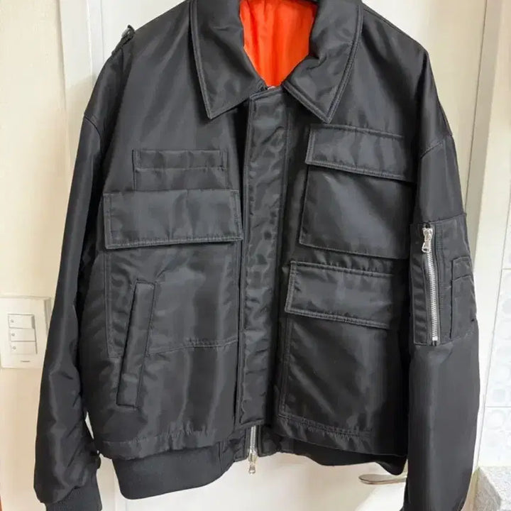 [BUNJANG] Solid Homme MA-1 Jacket Size 105 / [105] 솔리드옴므 ma-1 (교신 O)
