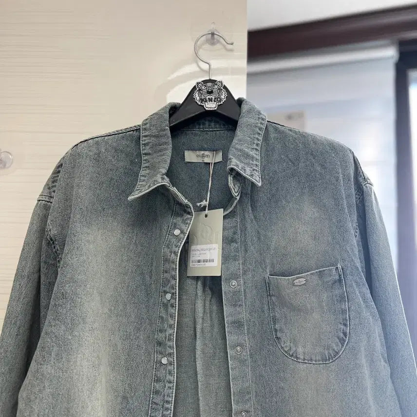 [BUNJANG] Yugen Classic Denim Shirt - Light Indigo / 새상품) 유젠 클래식 데님 셔츠 _ 라이트 인디고