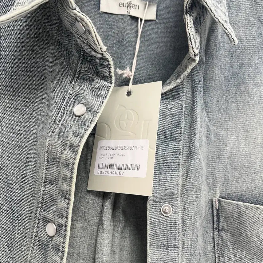 [BUNJANG] Yugen Classic Denim Shirt - Light Indigo / 새상품) 유젠 클래식 데님 셔츠 _ 라이트 인디고