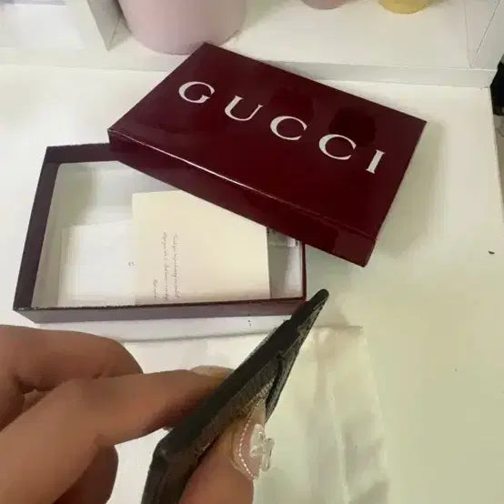 [BUNJANG] Gucci Ophidia GG Supreme Card Case Brown / 구찌 오피디아 카드지갑 브라운 GG수프림
