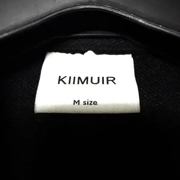 [BUNJANG] KIMUER Zip-up Jacket Curved Big Collar Oversized Black / [M,95]키뮤어 집업 자켓 커브드 빅카라 오버핏 블랙