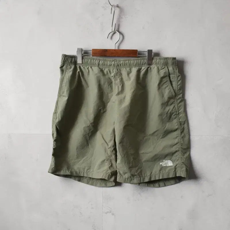 [BUNJANG] The North Face Nylon Shorts Khaki Olive Size 100 / 노스페이스 쇼츠 반바지 M0494