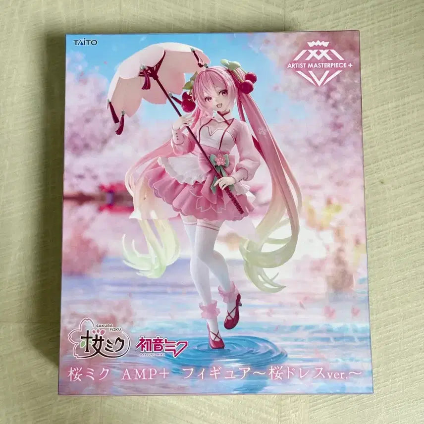 [BUNJANG] Taito Sakura Miku Cherry Blossom Miku Figure (Sealed) / 미개봉) 사쿠라 미쿠 벚꽃 미쿠 피규어 amp 타이토