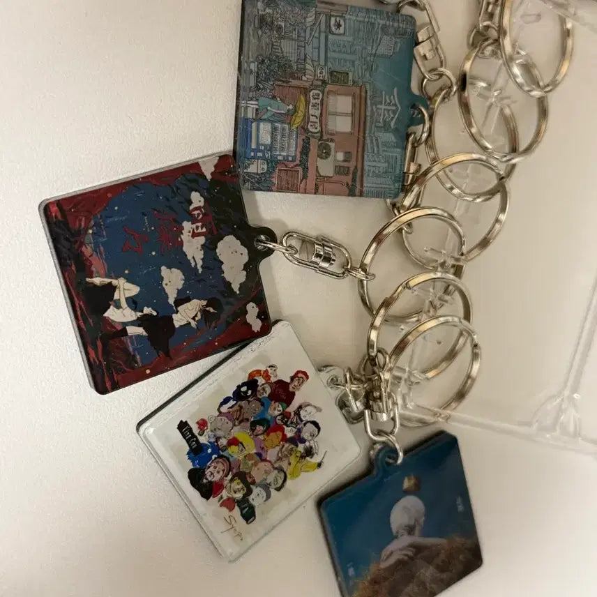 [BUNJANG] King Gnu Album Cover Keyring Bundle Set / 킹누 앨범 표지 키링 일괄