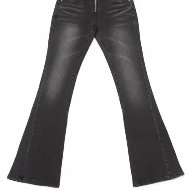 [BUNJANG] SKISM Inducing Light O Collaboration Bootcut Denim Pants / 스키즘 인듀싱 빛오 콜라보 부츠컷 데님 s/s