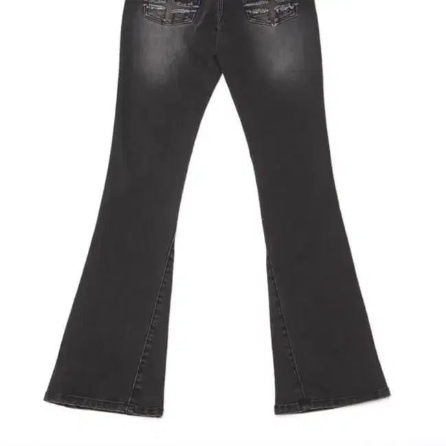 [BUNJANG] SKISM Inducing Light O Collaboration Bootcut Denim Pants / 스키즘 인듀싱 빛오 콜라보 부츠컷 데님 s/s