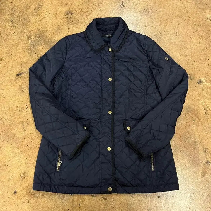 [BUNJANG] Ralph Lauren Navy Quilted Jacket / [정품/M] 랄프로렌 네이비 퀼팅 자켓
