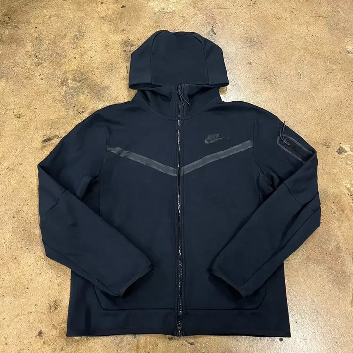 [BUNJANG] Nike Tech Fleece Black Full Zip Hoodie / [정품/L] 나이키 테크 플리스 블랙 풀집업 후드