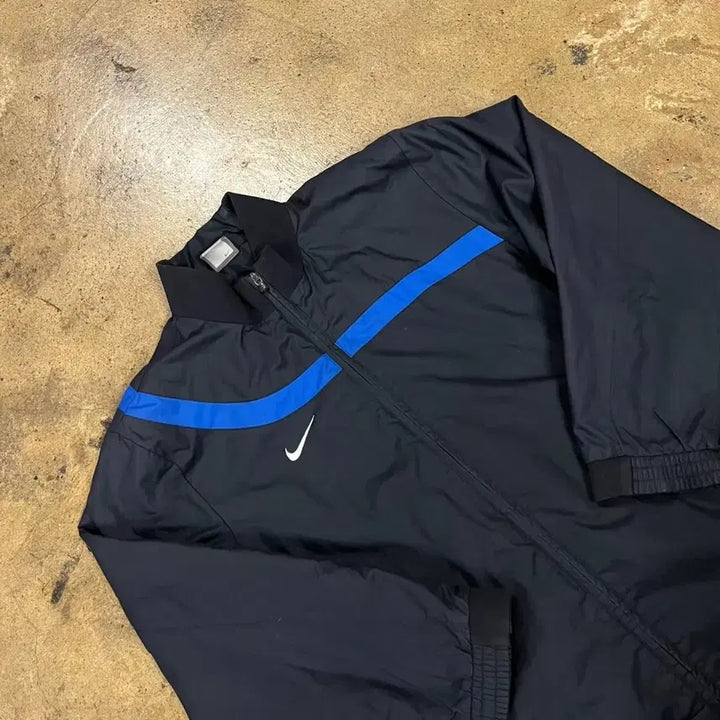 [BUNJANG] Nike Black Blue Windbreaker Jacket / [정품/S] 나이키 블랙 블루 바람막이 자켓