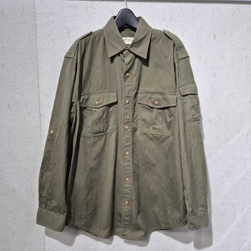 [BUNJANG] Orvis Olive Green Shirt / ORVIS 올리브 그린 셔츠 남방