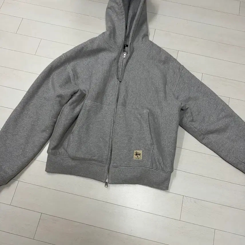 [BUNJANG] Stussy Double Face Hooded Zip-Up Jacket Two-Way Size L / 스투시 더블 페이스 후드 집업 투웨이 L 사이즈