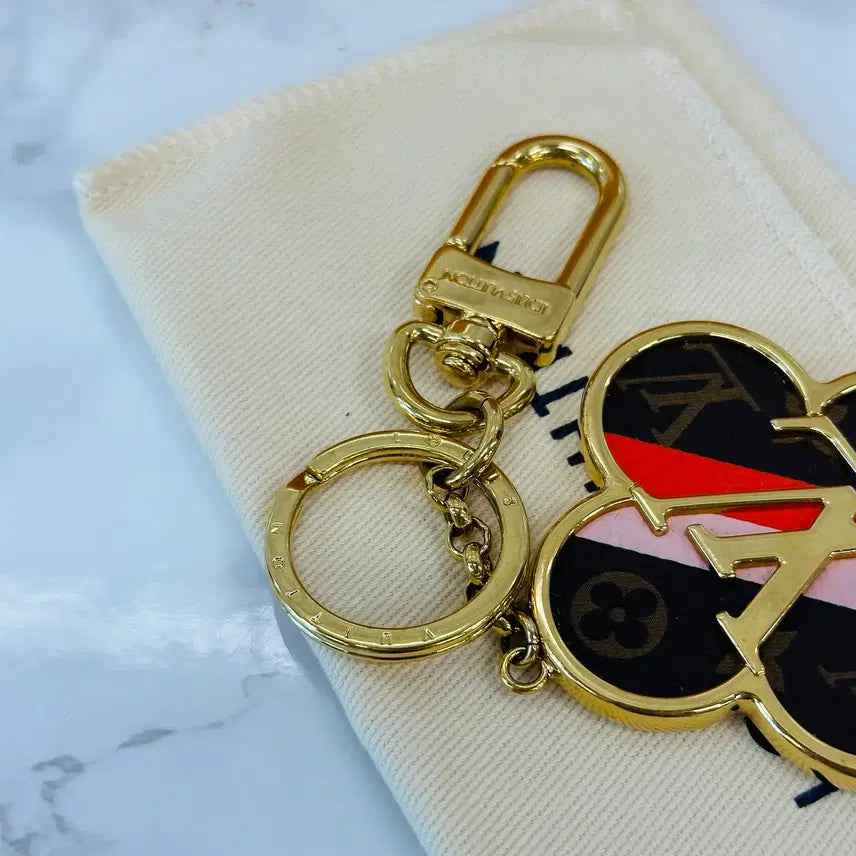 [BUNJANG] Louis Vuitton Flower Monogram Keyring / 루이비통 플라워 모노그램 키링