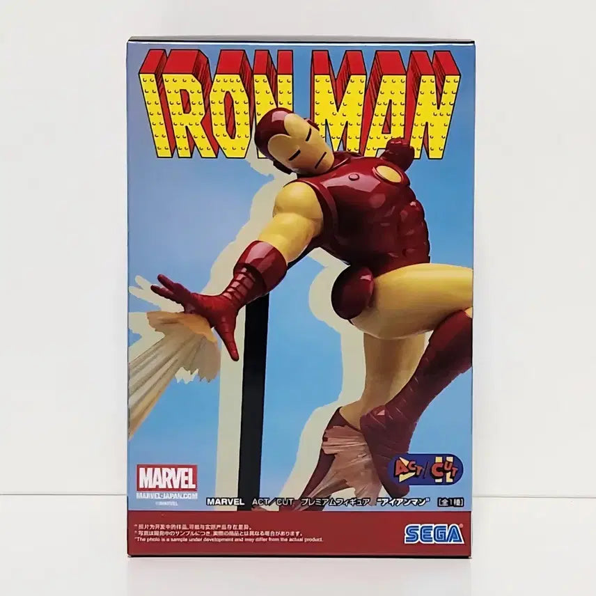 [BUNJANG] Sega Marvel ACTCUT Premium Iron Man Figure / 세가 마블 ACTCUT 프리미엄 피규어 아이언맨