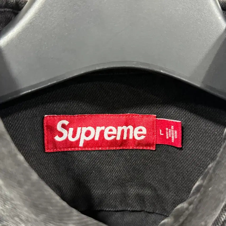 [BUNJANG] Supreme Small Box Shirt Washed Black (SS24) L / [L]슈프림 스몰박스 셔츠 워시드 블랙 24ss
