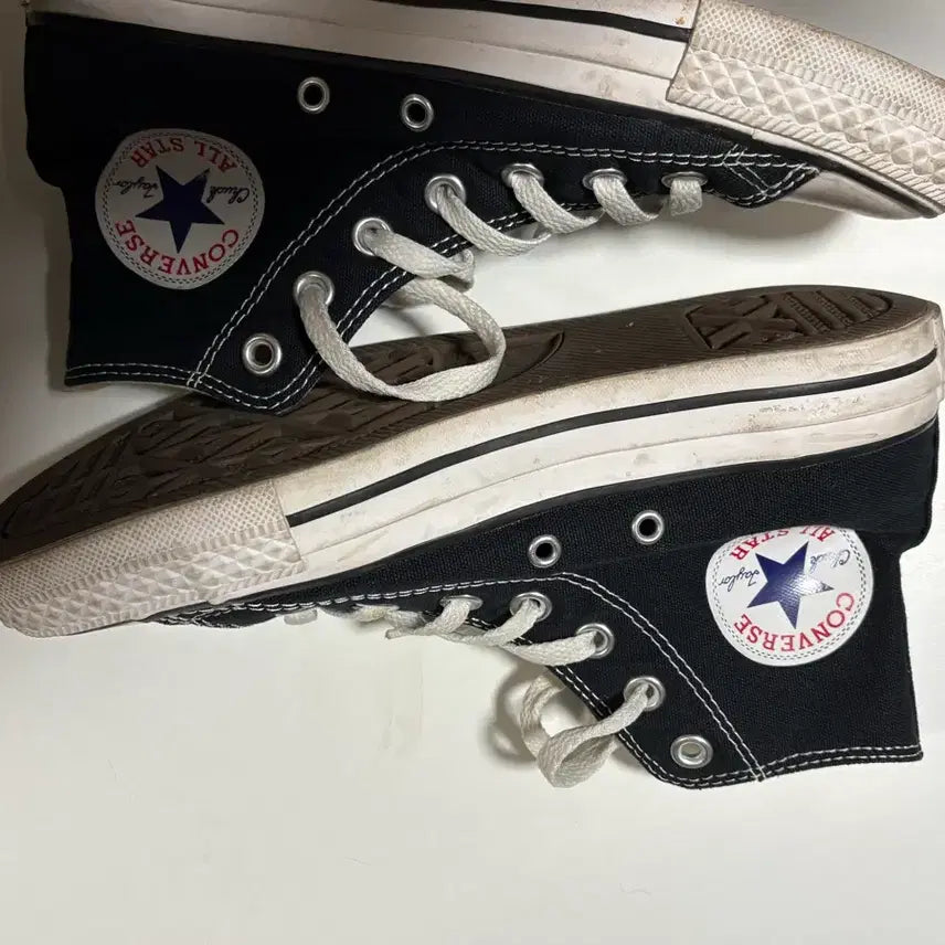 [BUNJANG] Converse Chuck Taylor All Star Black High-Top Sneakers / 컨버스 척테일러 올스타 블랙 하이