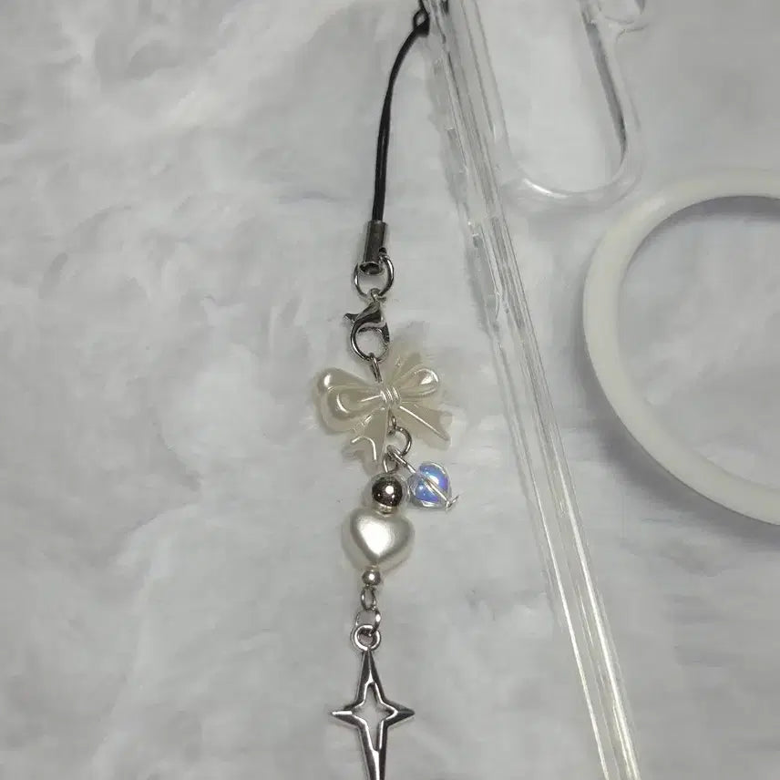 [BUNJANG] Handmade Ribbon Phone Charm / 리본 휴대폰고리