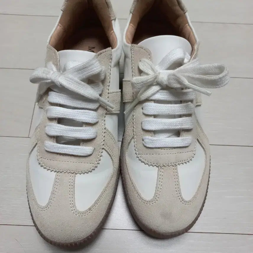 [BUNJANG] MALANG German Army Sneakers White/Beige 235 / MALANG 독일군 스니커즈 화이트/베이지235