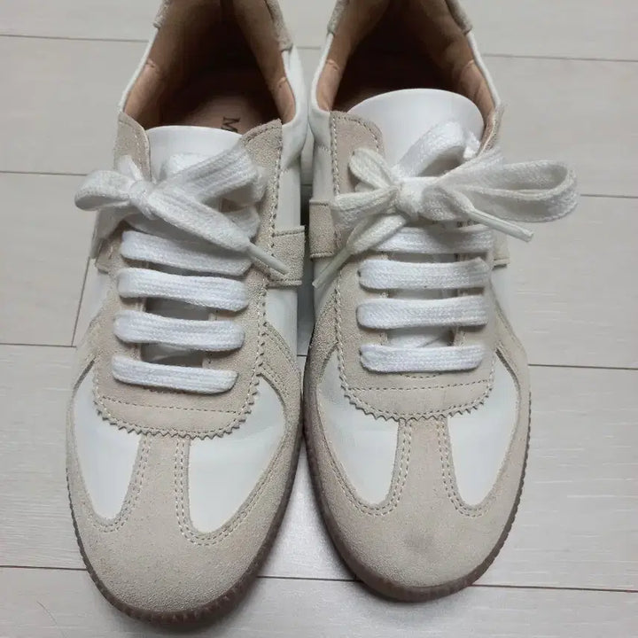 [BUNJANG] MALANG German Army Sneakers White/Beige 235 / MALANG 독일군 스니커즈 화이트/베이지235