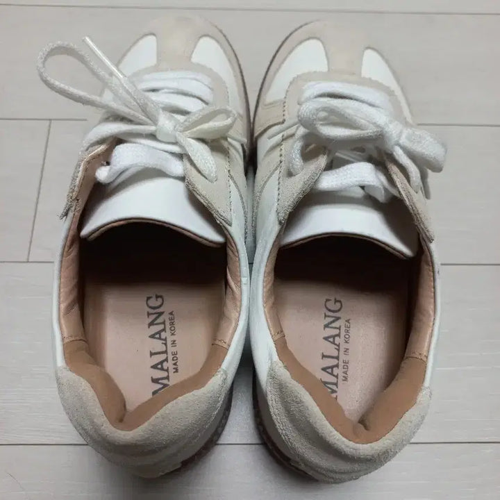 [BUNJANG] MALANG German Army Sneakers White/Beige 235 / MALANG 독일군 스니커즈 화이트/베이지235