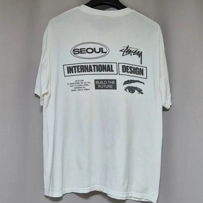 [BUNJANG] Stussy Seoul Chapter Exclusive T-Shirt White L / 스투시 서울챕터 익스클루시브 티셔츠 화이트 L