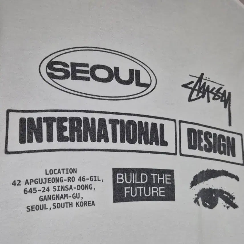 [BUNJANG] Stussy Seoul Chapter Exclusive T-Shirt White L / 스투시 서울챕터 익스클루시브 티셔츠 화이트 L