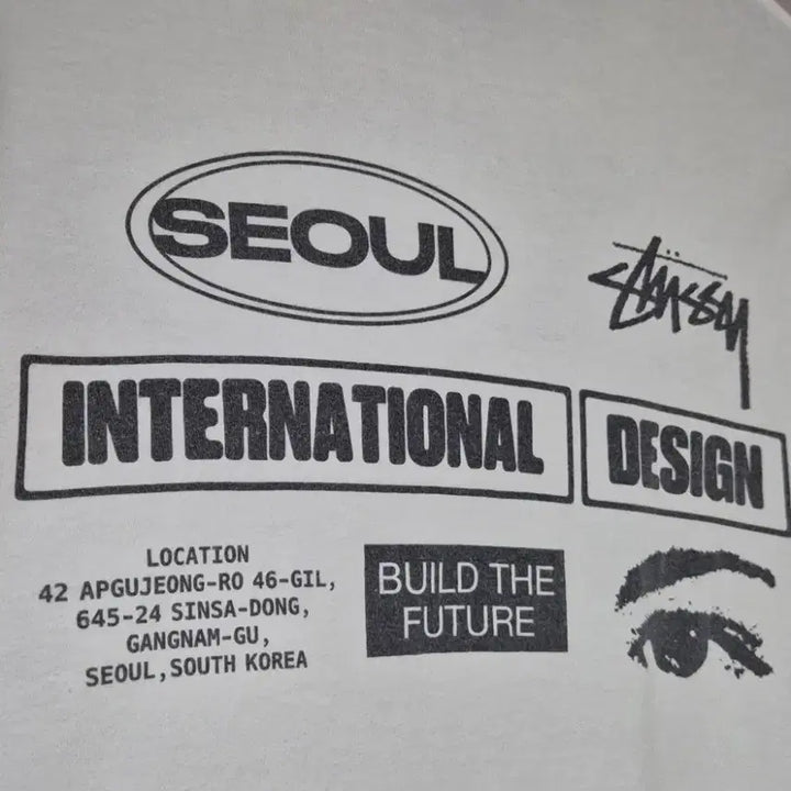 [BUNJANG] Stussy Seoul Chapter Exclusive T-Shirt White L / 스투시 서울챕터 익스클루시브 티셔츠 화이트 L