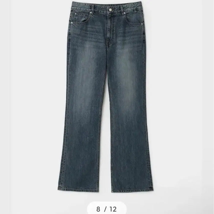[BUNJANG] Bellier True Flare Washed Indigo Jeans / 벨리에 트루플레어 워시드 인디고