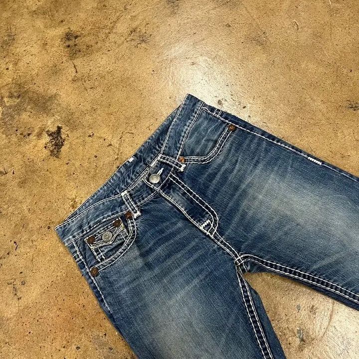 [BUNJANG] True Religion Stitch Denim Jeans / [정품/30] 트루릴리젼 스티치 데님 청바지