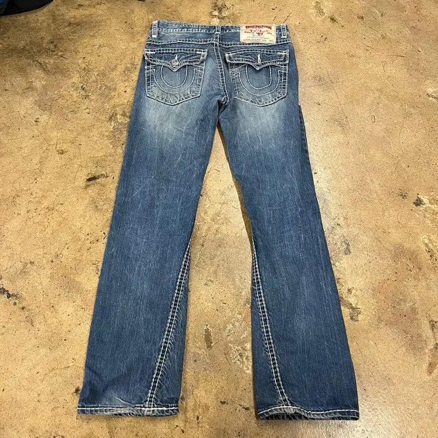 [BUNJANG] True Religion Stitch Denim Jeans / [정품/30] 트루릴리젼 스티치 데님 청바지