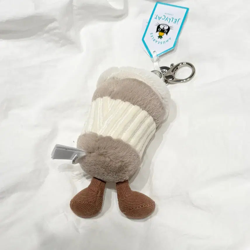 [BUNJANG] Jellycat Coffee To Go Keychain New / 젤리캣 커피투고 키링 새상품
