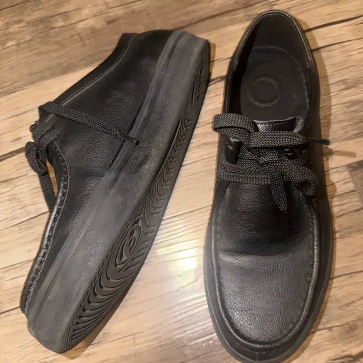 [BUNJANG] Muji Tyrolean Shoes Black Leather 260 / [260] 무인양품 발이 편한 가죽 티롤리안 슈즈 블랙