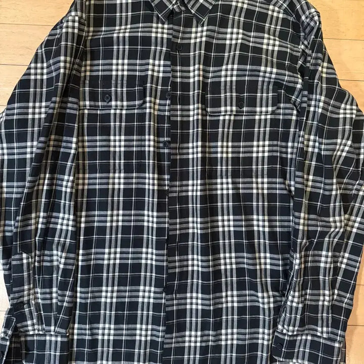[BUNJANG] Polo Ralph Lauren Black Checkered Cotton Shirt L / 폴로 랄프로렌 블랙 체크 셔츠 L