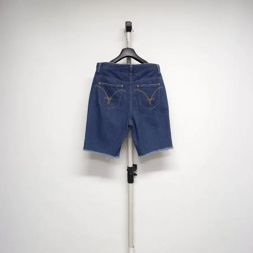 [BUNJANG] Lucky Chouette 5-Length Denim Shorts / 럭키슈에뜨 춘하 5부 데님 반바지 38 28.29