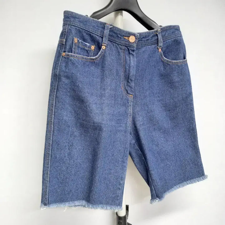 [BUNJANG] Lucky Chouette 5-Length Denim Shorts / 럭키슈에뜨 춘하 5부 데님 반바지 38 28.29