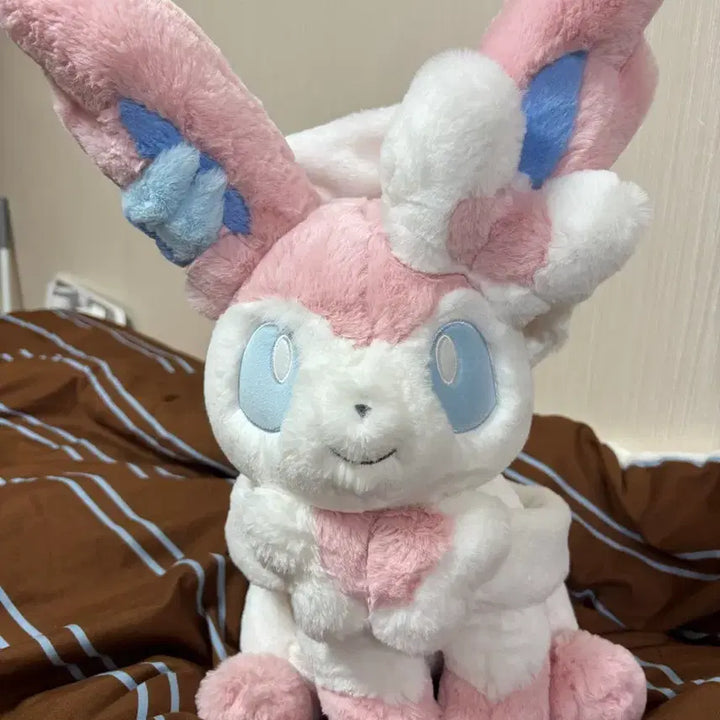 [BUNJANG] Pokemon Plush Doll - Sylveon / 포켓몬스터 보들보들 후와후와 님피아 인형 판매합니다