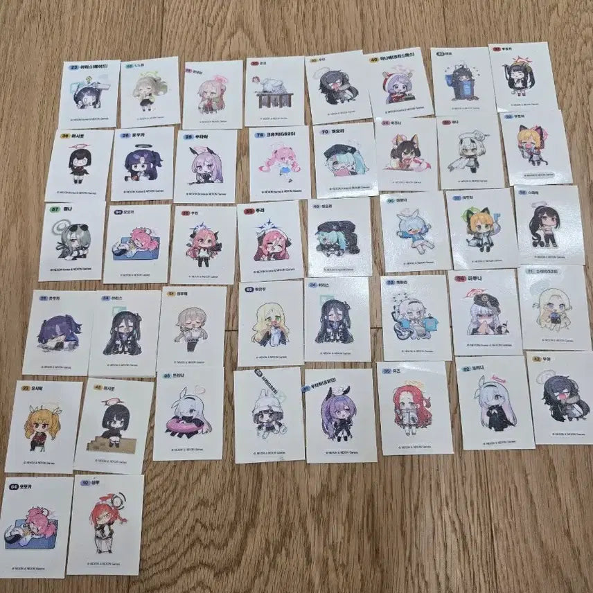 [BUNJANG] Blue Archive Sticker Collection / 블루아카이브 띠부실 팔아요