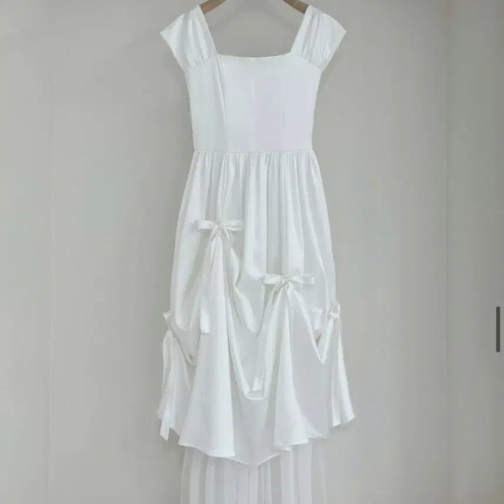 [BUNJANG] GANISONG Bridal Bow Bow Dress / 가니송 브라이덜 보우 보우 드레스