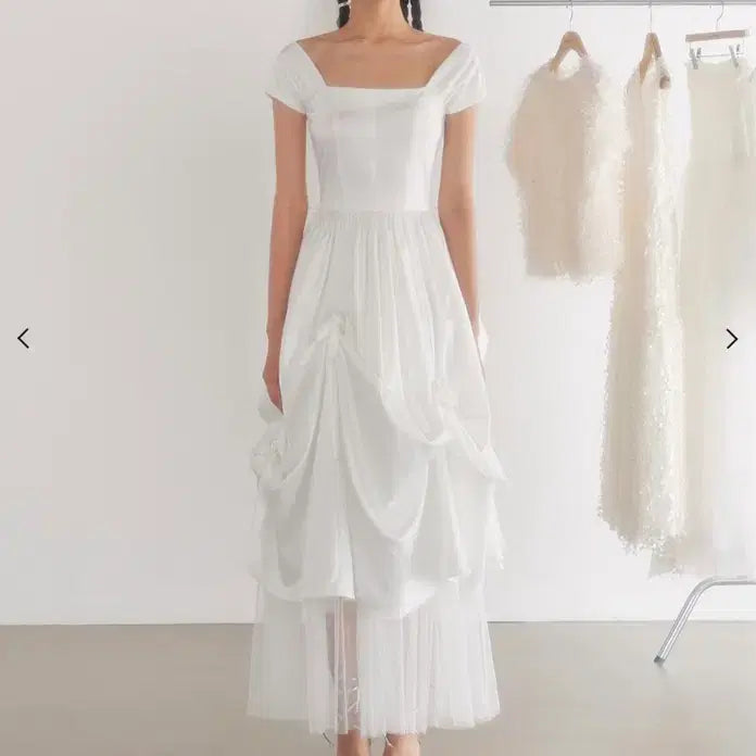 [BUNJANG] GANISONG Bridal Bow Bow Dress / 가니송 브라이덜 보우 보우 드레스