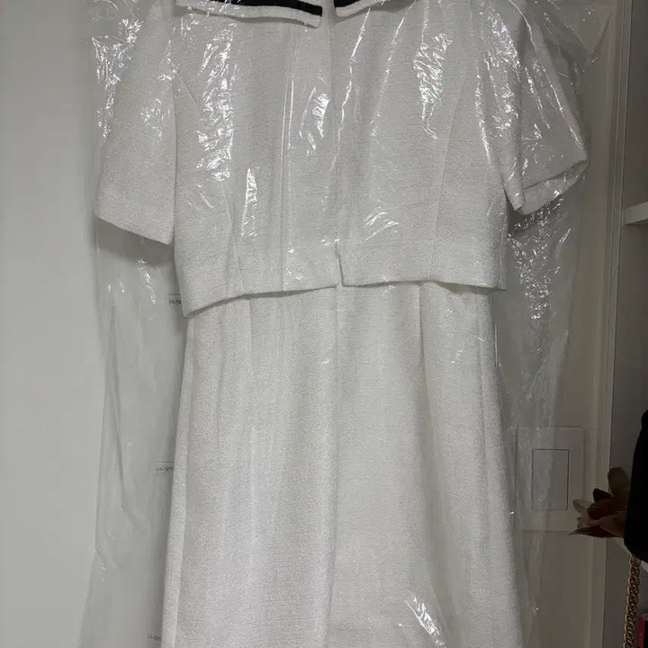 [BUNJANG] ROEM White Tweed Dress / 로엠 트위드 원피스