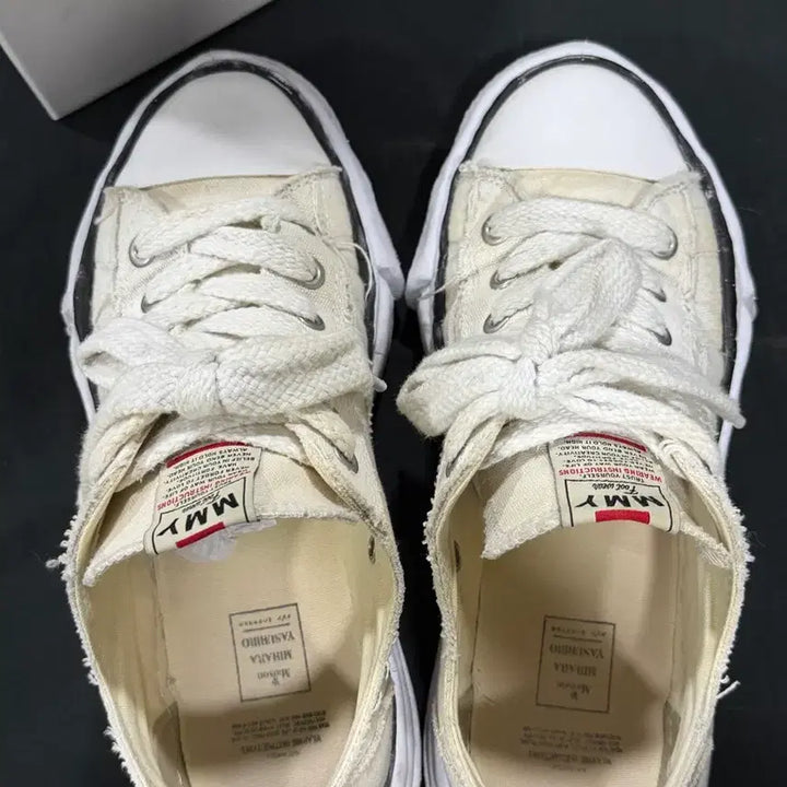[BUNJANG] Mihara Yasuhiro Peterson Leather Sneakers White EU43 / [43]미하라 야스히로 피터슨 화이트